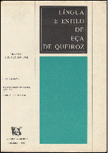 Capa de L&iacute;ngua e Estilo de E&ccedil;a de Queiroz